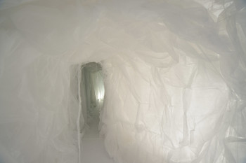 Katja Bogataj: Wrapped in a Cocoon <em>Foto: Janez Pelko</em>
