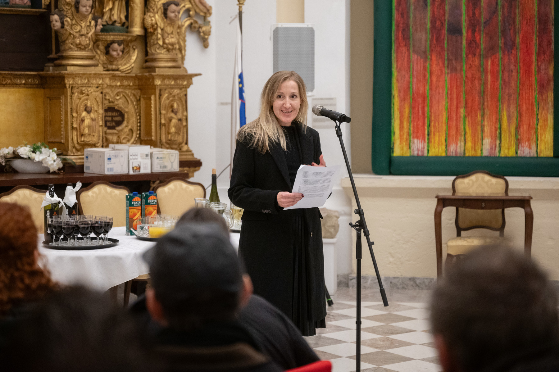 Odprtje razstave Umetnosti 19. stoletja na Loškem <em>Foto: Pia Klančar</em>