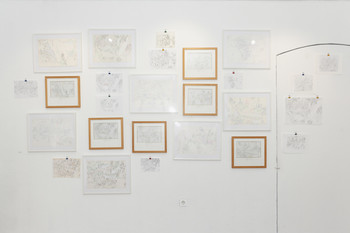 Time Captured in the Drawings by Tomaž Kržišnik <em>Foto: Lucija Rosc</em>