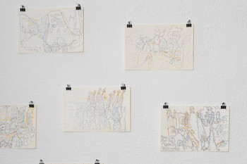 Time Captured in the Drawings by Tomaž Kržišnik <em>Foto: Lucija Rosc</em>