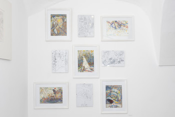 Time Captured in the Drawings by Tomaž Kržišnik <em>Foto: Lucija Rosc</em>